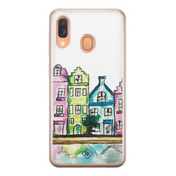 Casimoda Samsung Galaxy A40 siliconen hoesje - Amsterdam