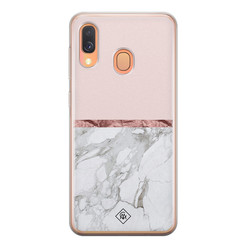 Casimoda Samsung Galaxy A40 siliconen hoesje - Rose all day