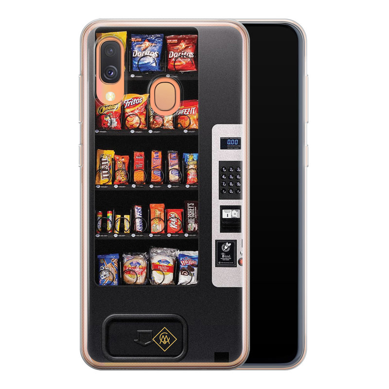 Casimoda Samsung Galaxy A40 siliconen hoesje - Snoepautomaat