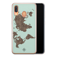 Casimoda Samsung Galaxy A40 siliconen hoesje - Wild world