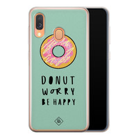 Casimoda Samsung Galaxy A40 siliconen hoesje - Donut worry