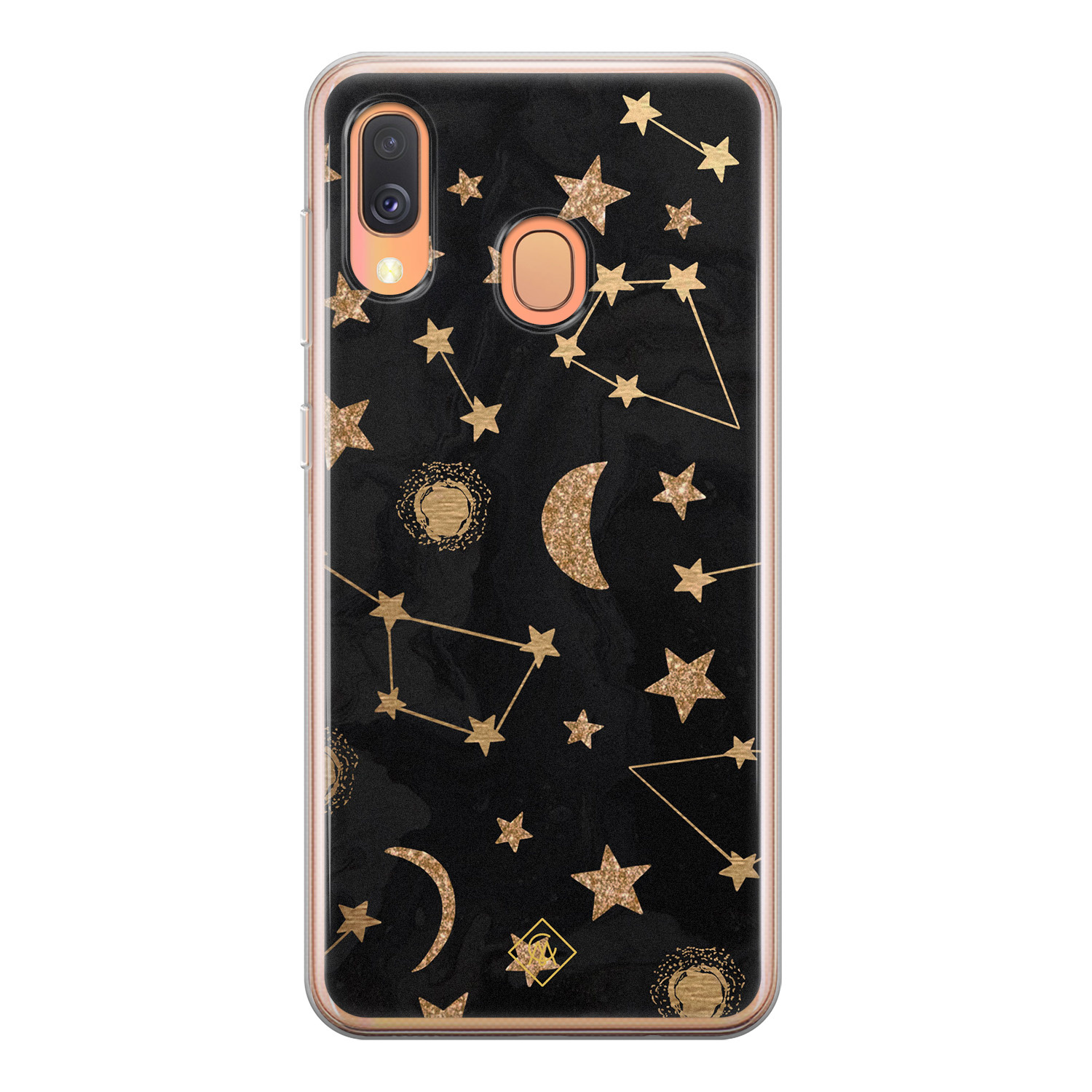 Samsung Galaxy A40 siliconen hoesje Counting the stars