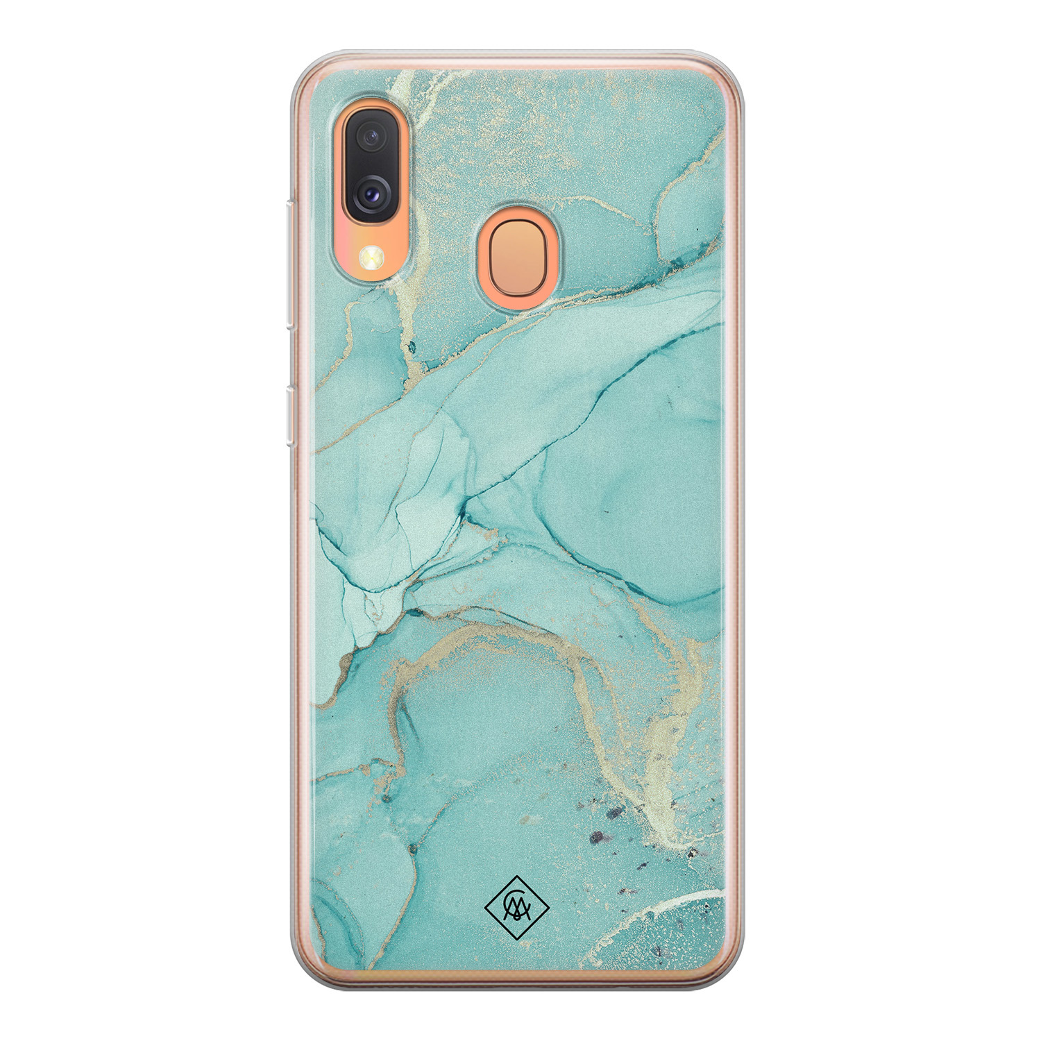 Samsung Galaxy A40 siliconen hoesje Touch of mint
