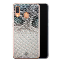 Casimoda Samsung Galaxy A40 siliconen hoesje - Oh my snake