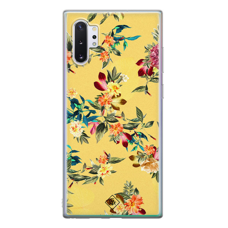 Casimoda Samsung Galaxy Note 10 Plus siliconen hoesje - Floral days