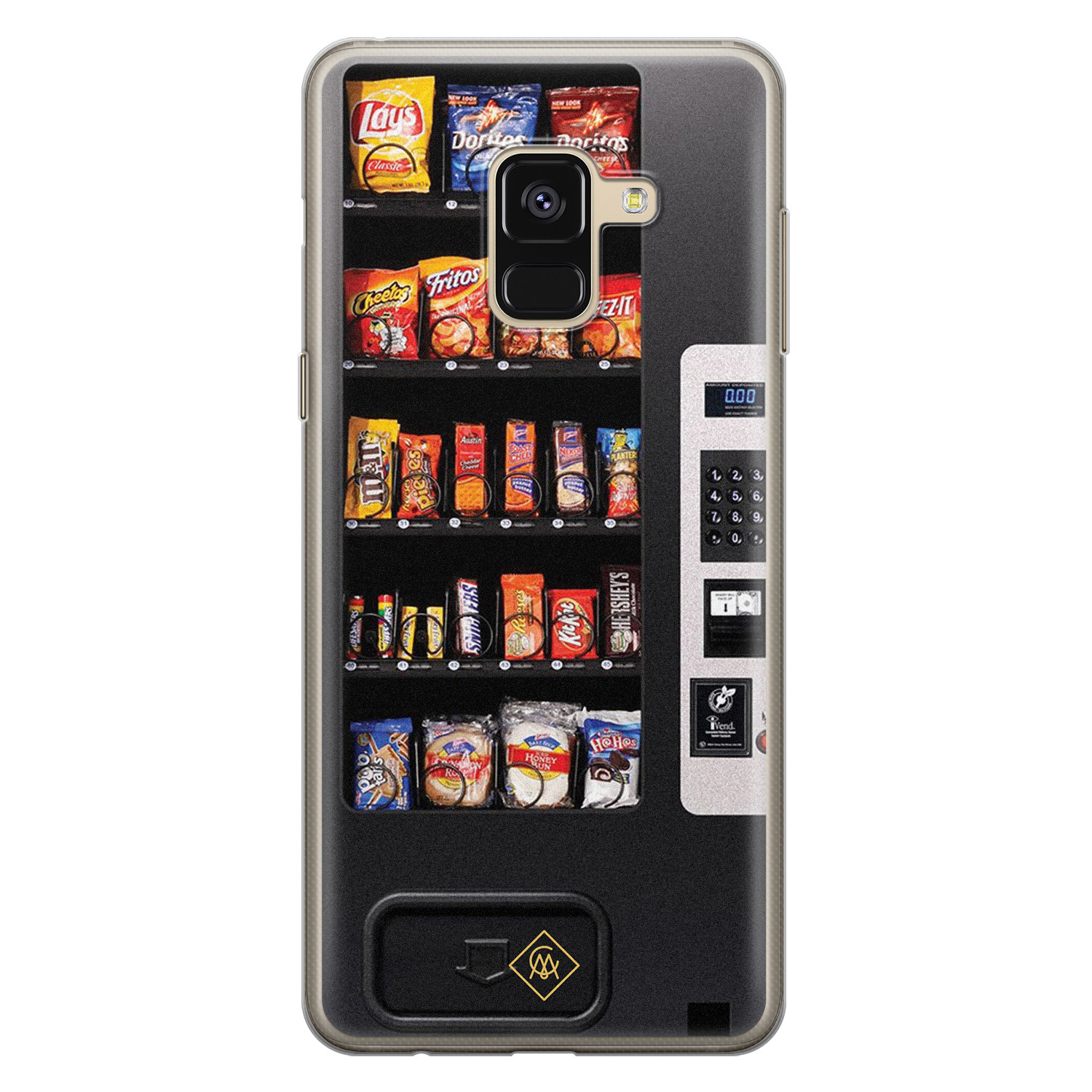 Samsung Galaxy A8 (2018) siliconen hoesje - Snoepautomaat