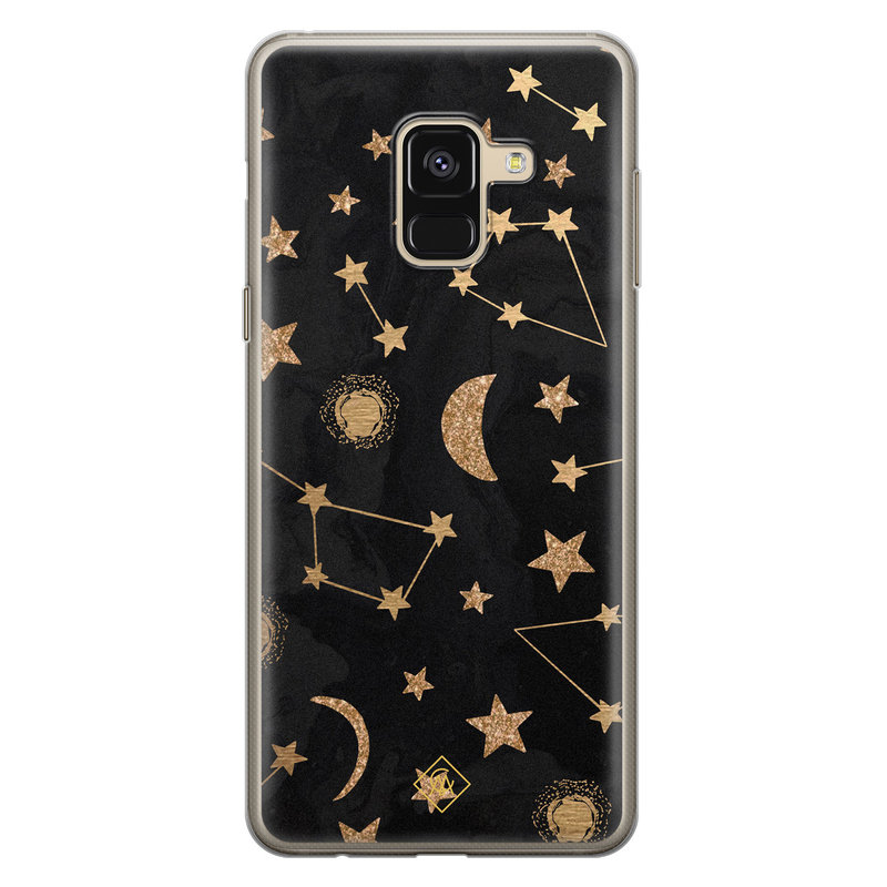 Casimoda Samsung Galaxy A8 (2018) siliconen hoesje - Counting the stars