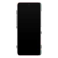 Casimoda Samsung Galaxy S20 rondom bedrukt hoesje - Marble zigzag