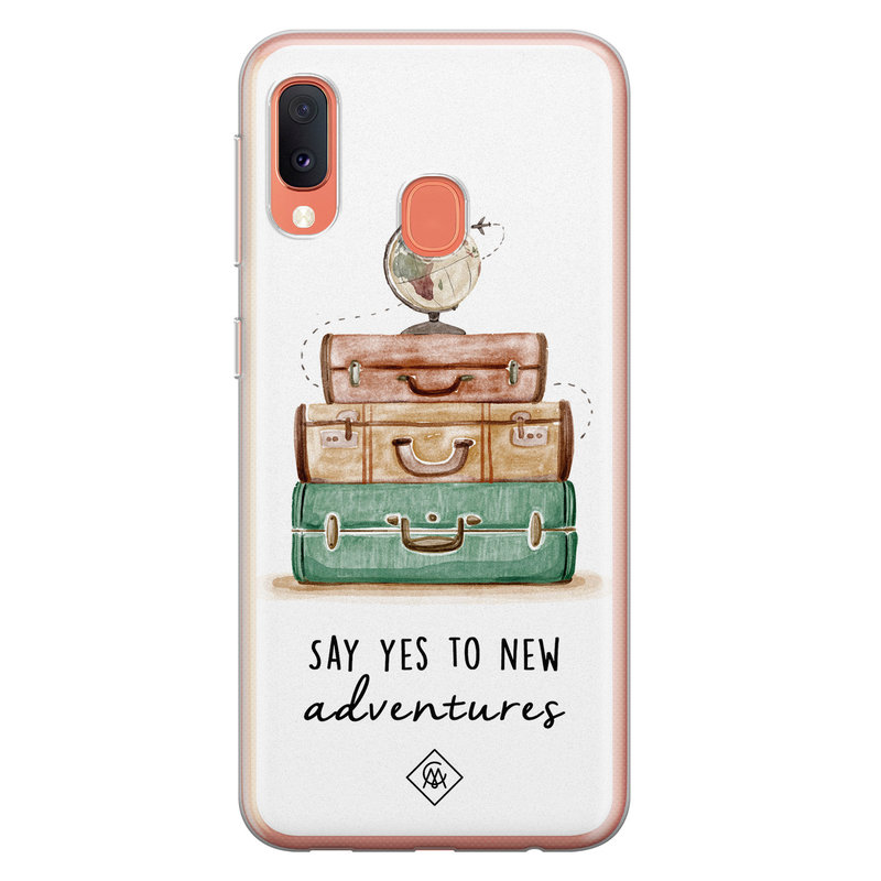 Casimoda Samsung Galaxy A20e siliconen hoesje - Wanderlust