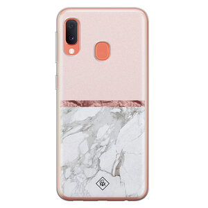 Casimoda Samsung Galaxy A20e siliconen hoesje - Rose all day