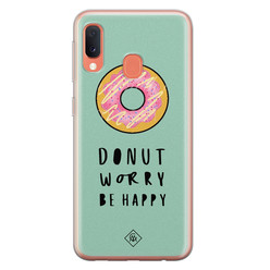 Casimoda Samsung Galaxy A20e siliconen hoesje - Donut worry