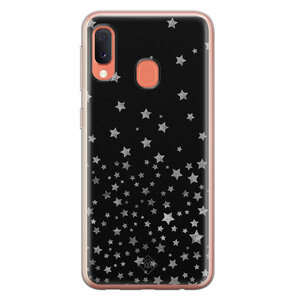 Casimoda Samsung Galaxy A20e siliconen hoesje - Falling stars