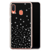 Casimoda Samsung Galaxy A20e siliconen hoesje - Falling stars