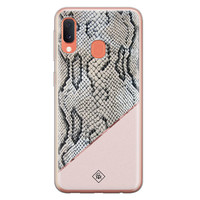 Casimoda Samsung Galaxy A20e siliconen hoesje - Snake print