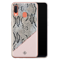 Casimoda Samsung Galaxy A20e siliconen hoesje - Snake print