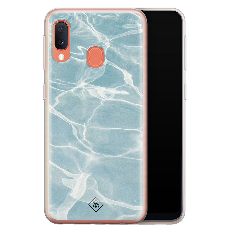 Casimoda Samsung Galaxy A20e siliconen hoesje - Oceaan