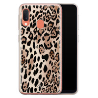 Casimoda Samsung Galaxy A20e siliconen hoesje - Golden wildcat