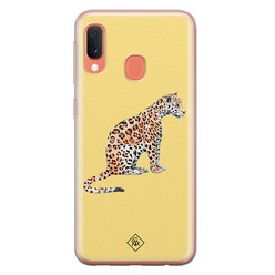 Casimoda Samsung Galaxy A20e siliconen hoesje - Leo wild