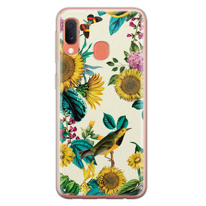 Casimoda Samsung Galaxy A20e siliconen hoesje - Sunflowers