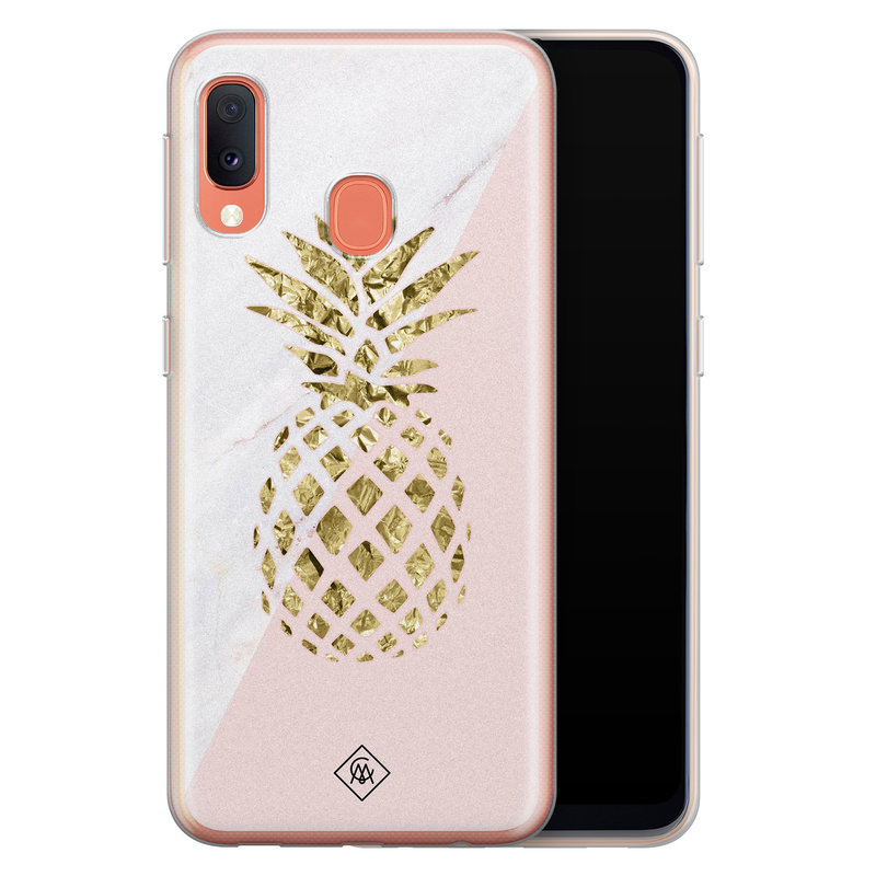 Casimoda Samsung Galaxy A20e siliconen hoesje - Ananas