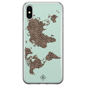 Casimoda iPhone X/XS siliconen hoesje - Wild world