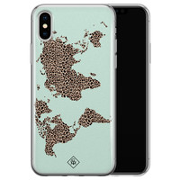 Casimoda iPhone X/XS siliconen hoesje - Wild world