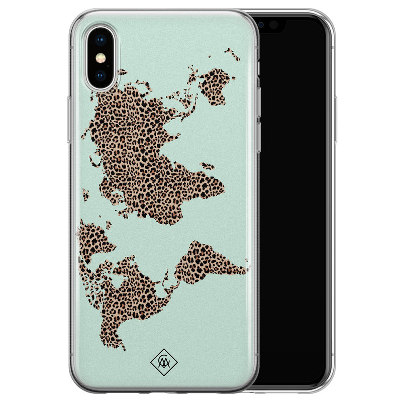 Casimoda iPhone X/XS siliconen hoesje - Wild world