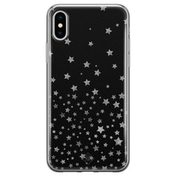 Casimoda iPhone X/XS siliconen hoesje - Falling stars