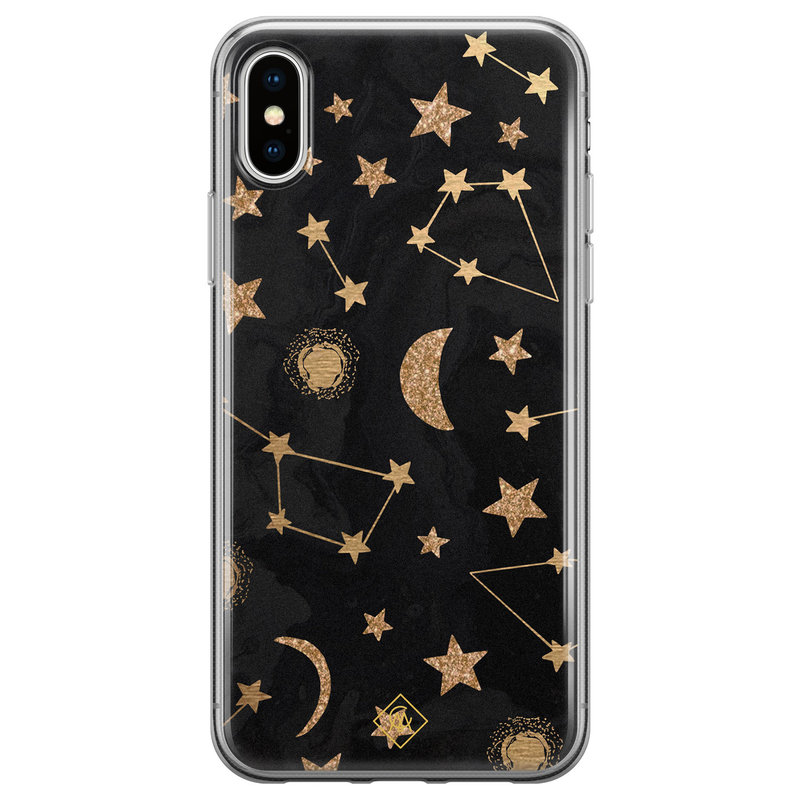 Casimoda iPhone X/XS siliconen hoesje - Counting the stars