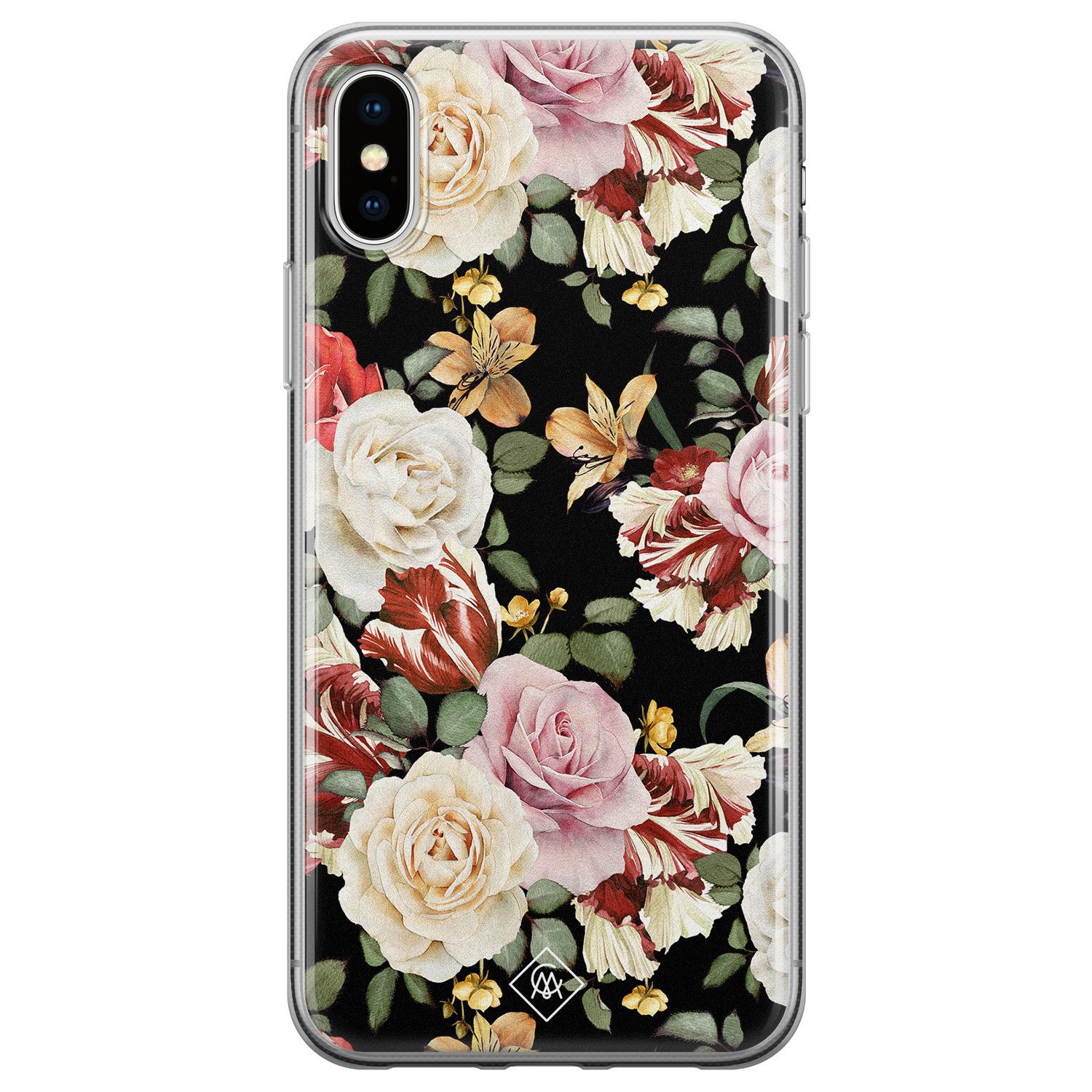 iPhone X/XS siliconen hoesje - Flowerpower