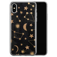 Casimoda iPhone X/XS siliconen hoesje - Counting the stars