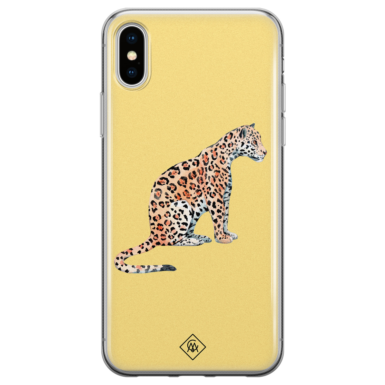 iPhone X XS siliconen hoesje Leo wild