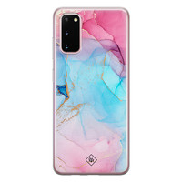 Casimoda Samsung Galaxy S20 siliconen hoesje - Marble colorbomb