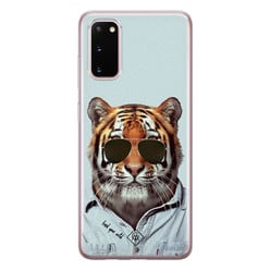 Casimoda Samsung Galaxy S20 siliconen hoesje - Tijger wild