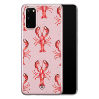 Casimoda Samsung Galaxy S20 siliconen telefoonhoesje - Lobster all the way