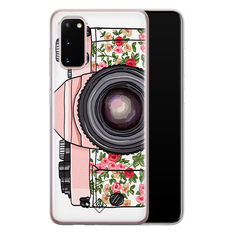 Casimoda Samsung Galaxy S20 siliconen telefoonhoesje - Hippie camera