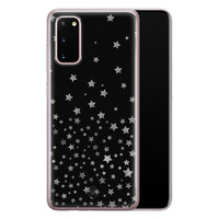 Casimoda Samsung Galaxy S20 siliconen hoesje - Falling stars
