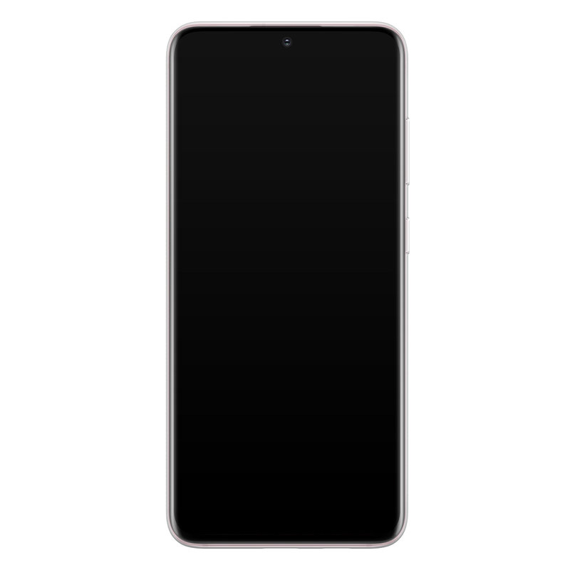 Casimoda Samsung Galaxy S20 siliconen hoesje - Marmer zwart