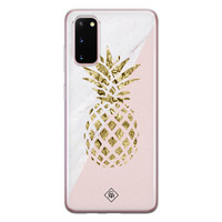 Casimoda Samsung Galaxy S20 siliconen hoesje - Ananas