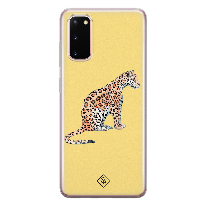 Casimoda Samsung Galaxy S20 siliconen hoesje - Leo wild