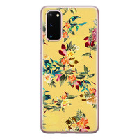 Casimoda Samsung Galaxy S20 siliconen hoesje - Floral days