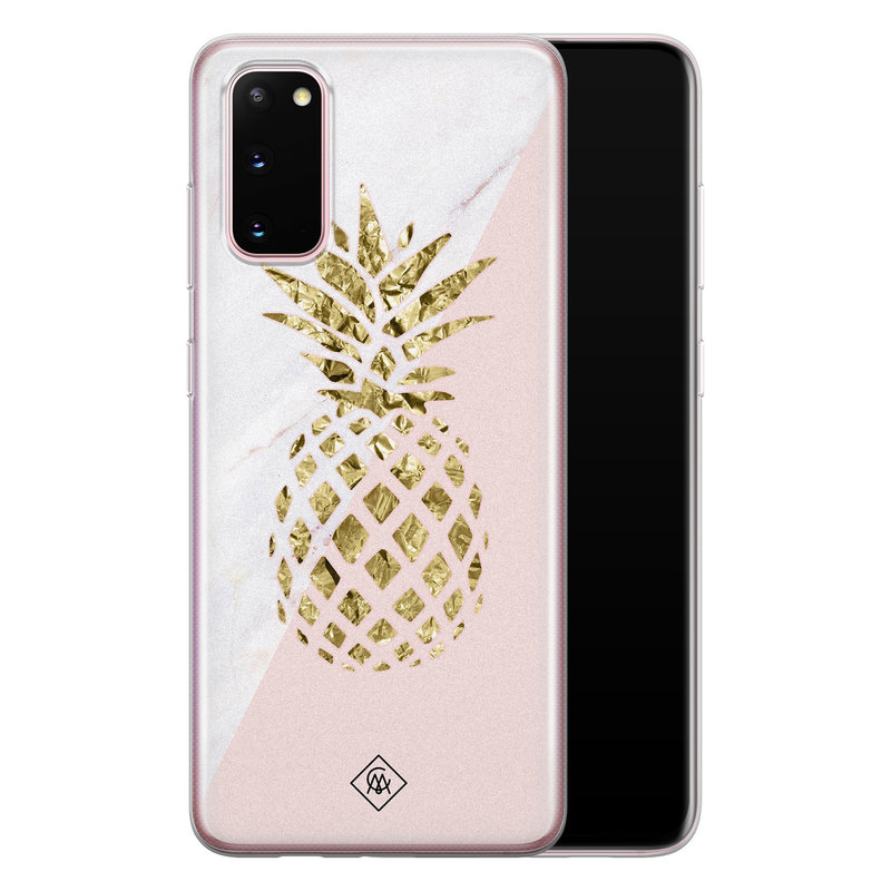 Casimoda Samsung Galaxy S20 siliconen hoesje - Ananas