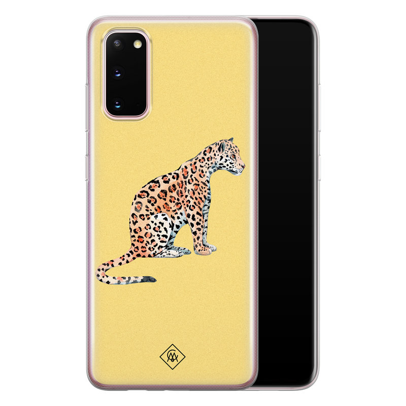 Casimoda Samsung Galaxy S20 siliconen hoesje - Leo wild