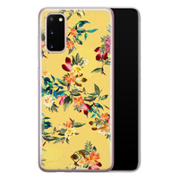 Casimoda Samsung Galaxy S20 siliconen hoesje - Floral days