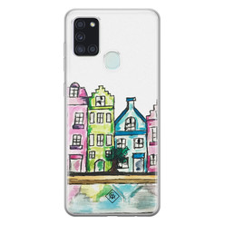 Casimoda Samsung Galaxy A21s siliconen hoesje - Amsterdam