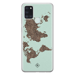 Casimoda Samsung Galaxy A21s siliconen hoesje - Wild world