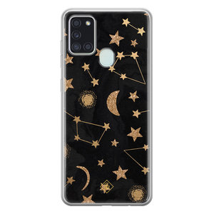 Casimoda Samsung Galaxy A21s siliconen hoesje - Counting the stars