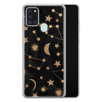 Casimoda Samsung Galaxy A21s siliconen hoesje - Counting the stars