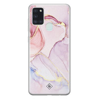 Casimoda Samsung Galaxy A21s siliconen hoesje - Purple sky