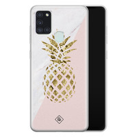 Casimoda Samsung Galaxy A21s siliconen hoesje - Ananas